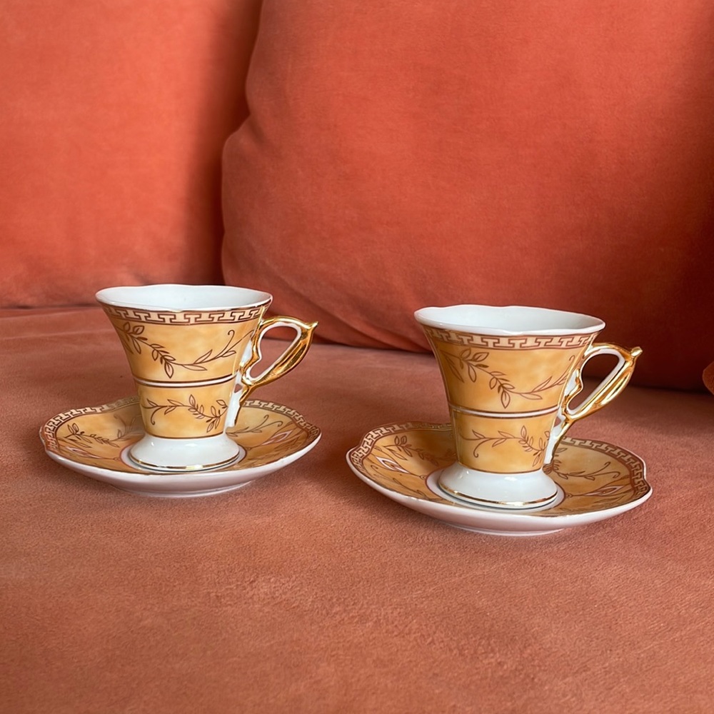 T Bavaria Germany Design Espresso Cup and Saucer Sets (Set of 2)